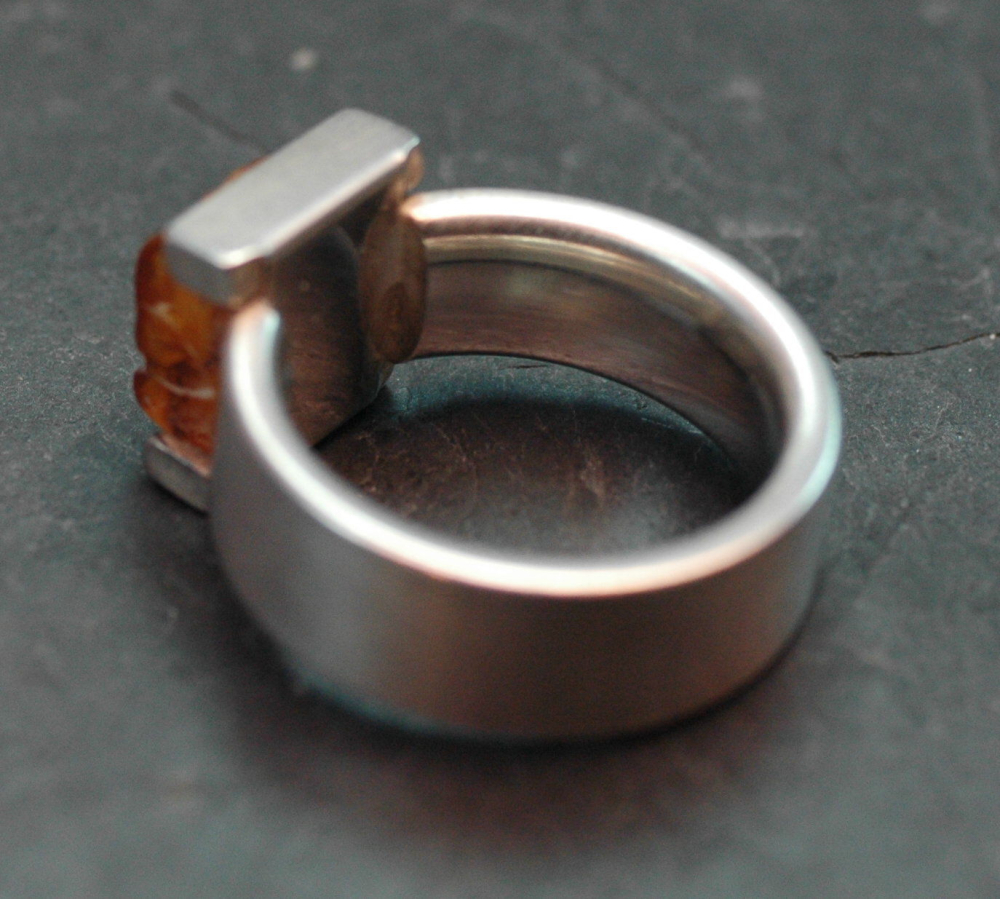Bernstein-Ring Silber